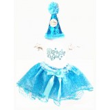 AM17003- Turquoise Birthday Girl Dress Up Gift Set